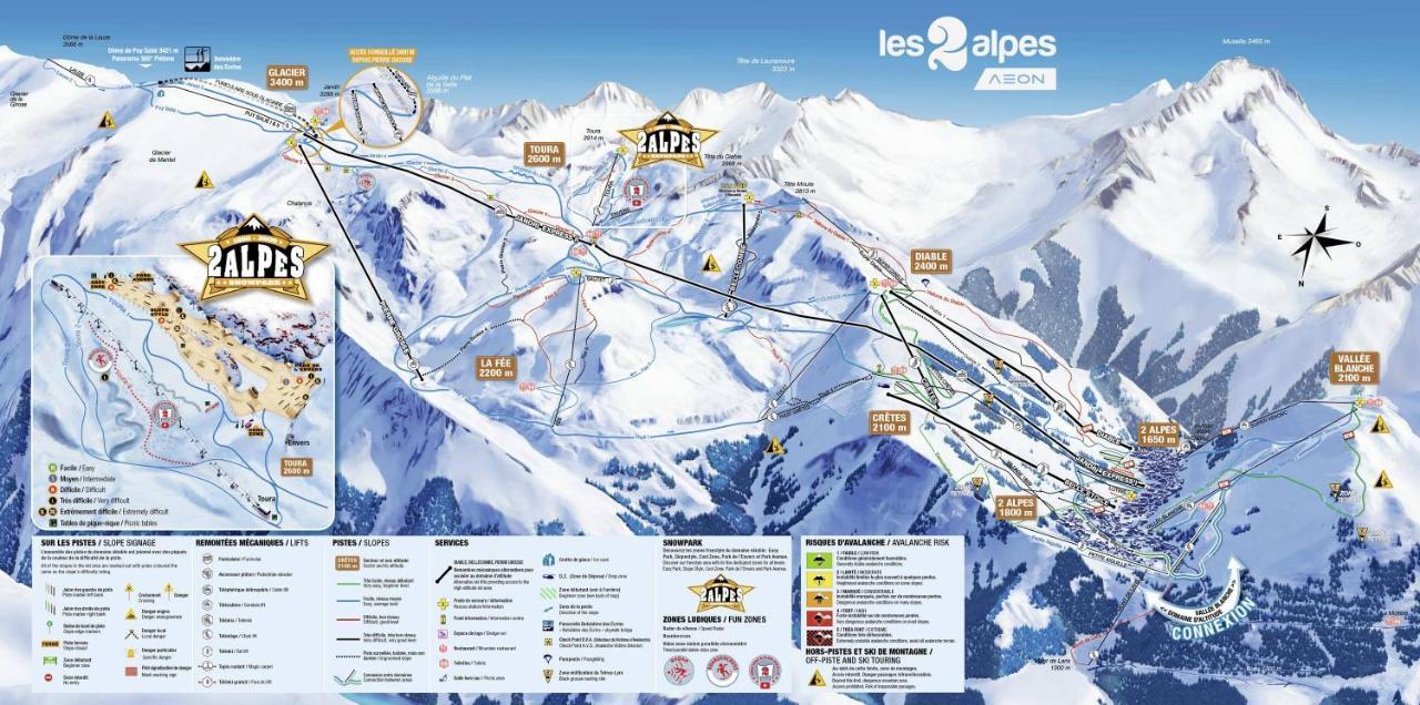 Studio Pied Des Pistes 4 Personnes Лес дьо Алпс Екстериор снимка